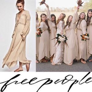 Free People Endless Summer (Tan) Maxi Dress L